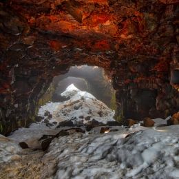 Lava Tunnel Raufarholshellir Lava Tunnel Raufarholshellir